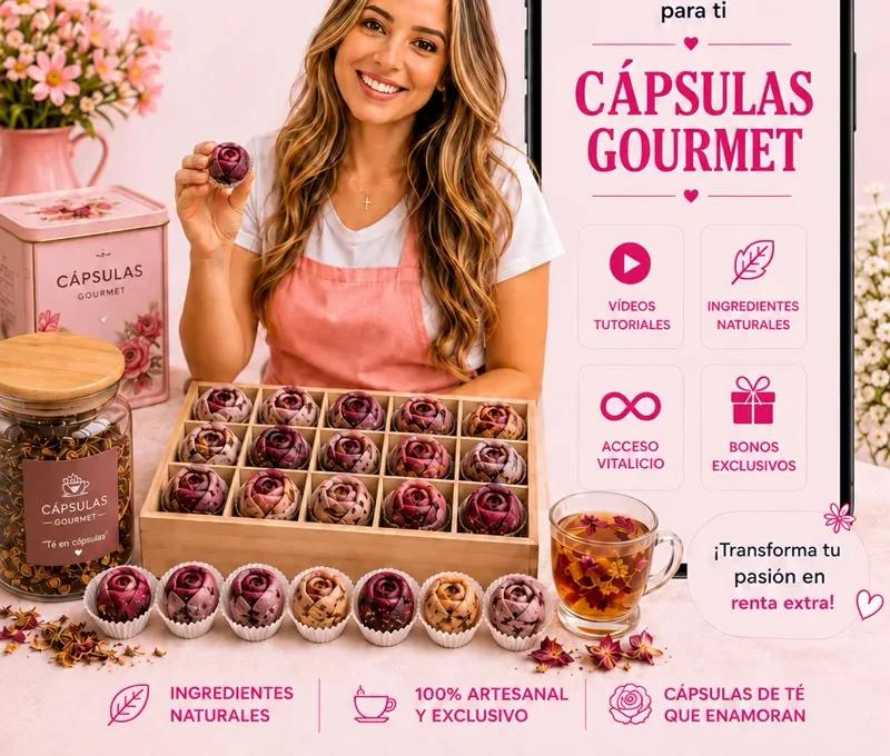 Curso Cápsulas Gourmet dentro de la app: videotutoriales, acceso vitalicio y bonos